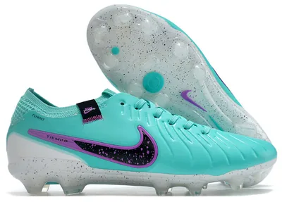 Бутси Tiempo Legend 10 FG PRO сіробірюзові
