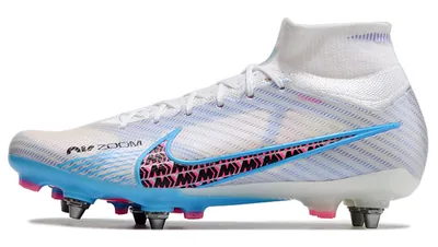 Бутси Air Zoom Mercurial Superfly IX сіроблакитні