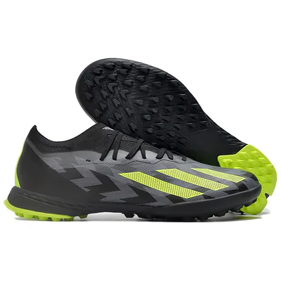 Сороконіжки X Crazyfast.1 Laceless TF чорносалатові