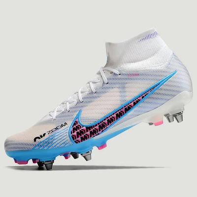 Бутси Air Zoom Mercurial Superfly IX PRO білосині — фото 8
