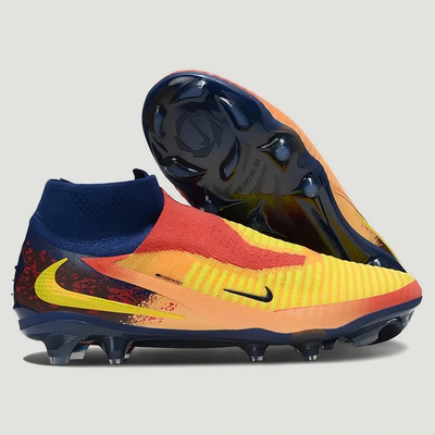 Бутси Hypervenom Phantom I FG PRO помаранчевосині — фото 2