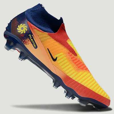 Бутси Hypervenom Phantom I FG PRO помаранчевосині — фото 4
