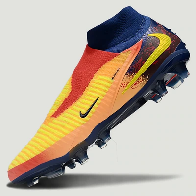 Бутси Hypervenom Phantom I FG PRO помаранчевосині — фото 3