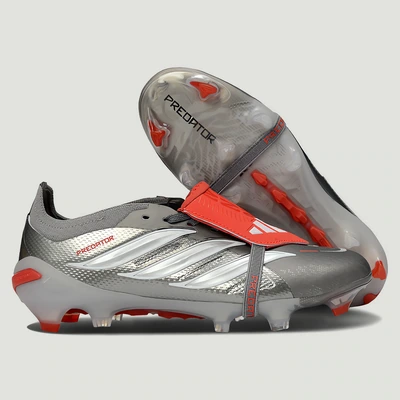 Бутси PREDATOR Tongue FG PRO сірочервоні — фото 2