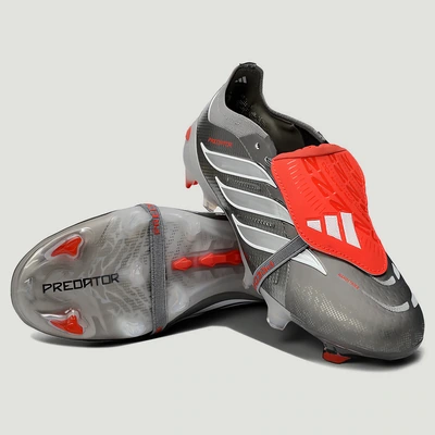 Бутси PREDATOR Tongue FG PRO сірочервоні — фото 6