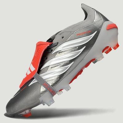 Бутси PREDATOR Tongue FG PRO сірочервоні — фото 3