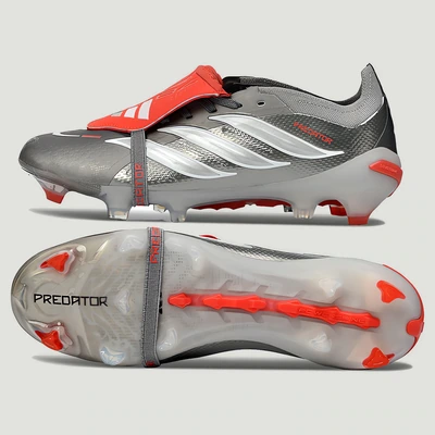 Бутси PREDATOR Tongue FG PRO сірочервоні