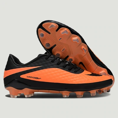 Бутси Hypervenom Phantom I FG PRO помаранчевочорні — фото 2