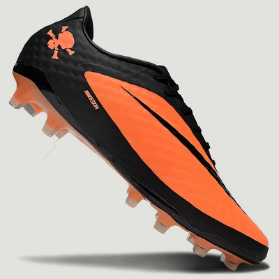 Бутси Hypervenom Phantom I FG PRO помаранчевочорні — фото 4
